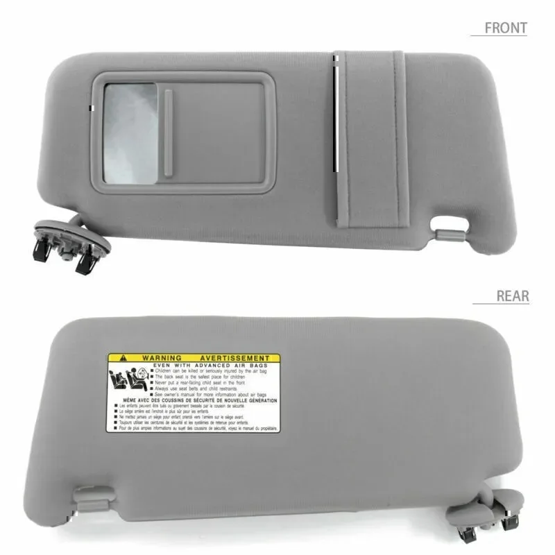 

For Toyota Camry Aurion 2007-2011 Right Driver Side Sun Visor w/o Vanity Light