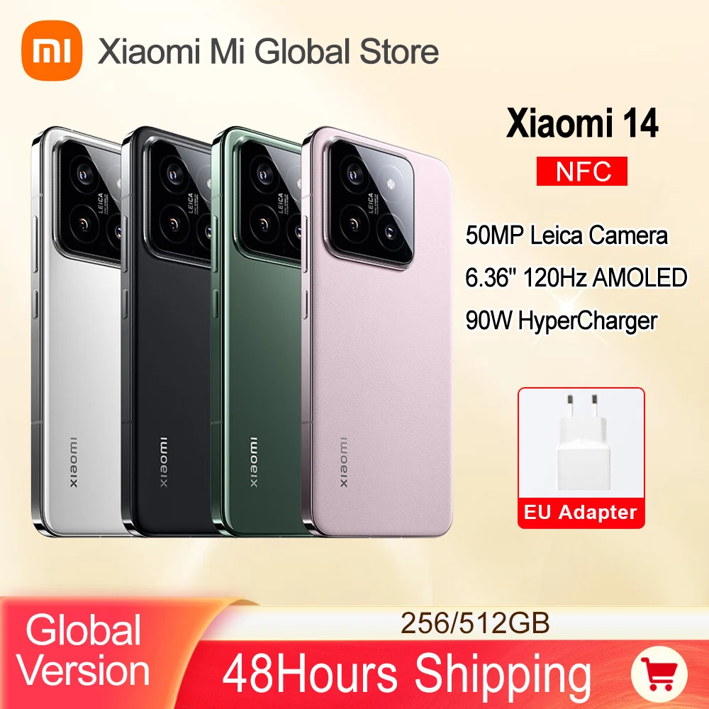 Xiaomi14GlobalVersionSnapdragon8Gen3NFC90WHyperCharge15K6