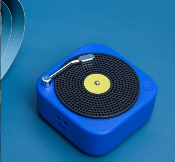 

124545gnfsng13454able subwoofer desktop colorful steel gun Bluetooth mini speaker