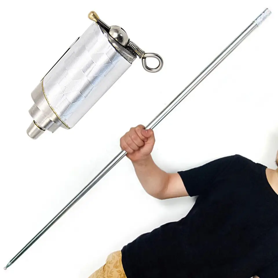 150cm/110cm Magic Telescopic Rod Pocket Metal Staff Martial Arts Toy  Portable