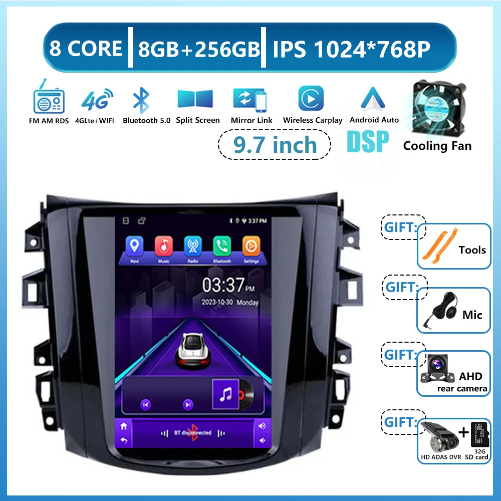 أندرويد 16 السيارات لنيسان نافارا تيرا NP300 2018...