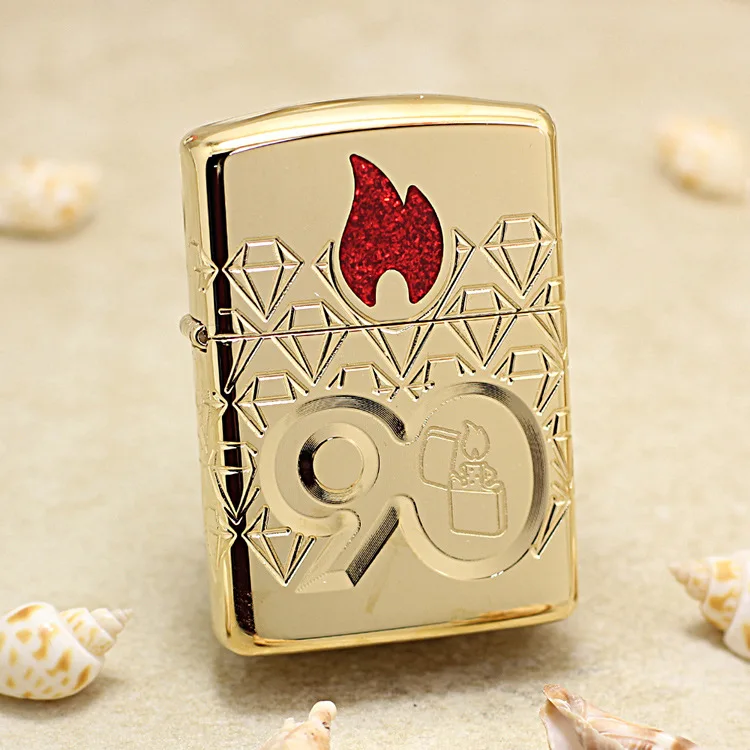 

Оригинальная масляная Зажигалка Zippo, медная ветрозащитная керосиновая зажигалка, подарок с кодом защиты от подделки