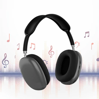 Wireless Headset Bluetooth 5.1 Over Ear 3D Stereo Headphones Mic Noise Cancelling Earphones for iPhone Sumsamg Android IOS 2