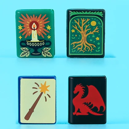 Custom Magician Wizard Portrait Building Blocks Set