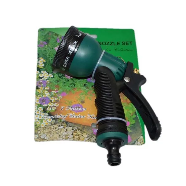 Nagynyomású Vízpisztoly, Kiigazítható Tömlő Fúvókák 8 Minta Kerti Vízpisztoly Öntöző - Image 5