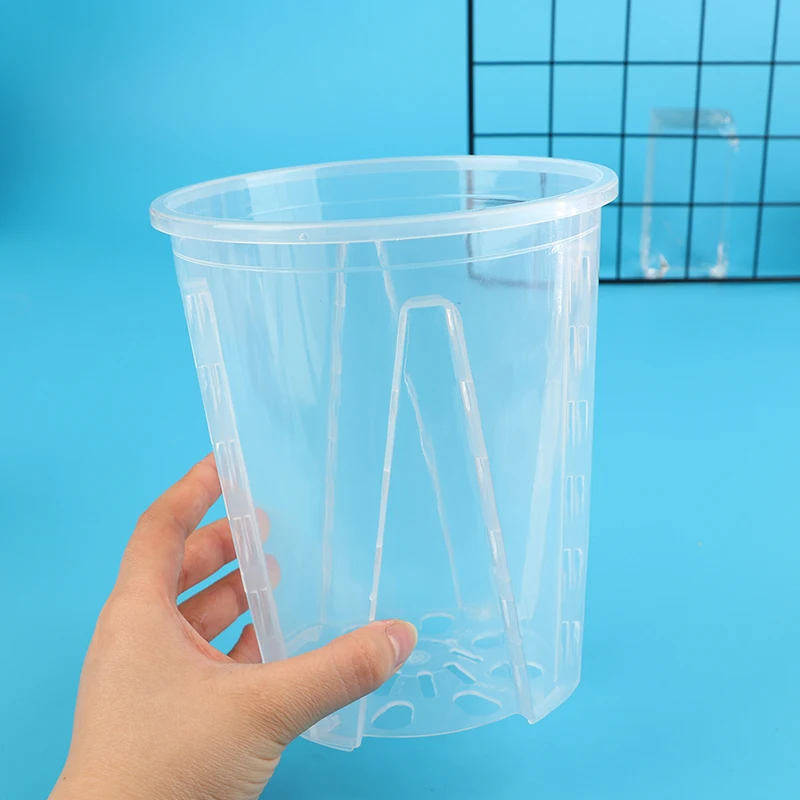 Large Capacity Transparent Cylindrical Plant Holder – Durable, Thickened, Anti-Deformation Design