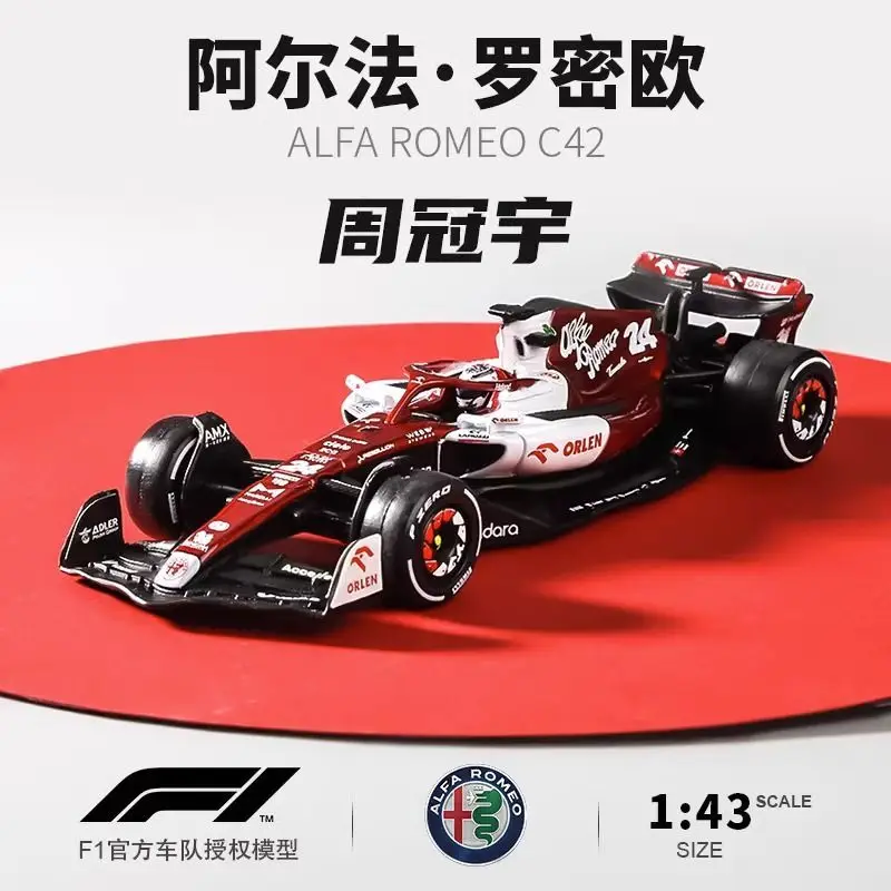 

1:43 имитация автомобиля из сплава игрушка f1 гоночная модель украшения