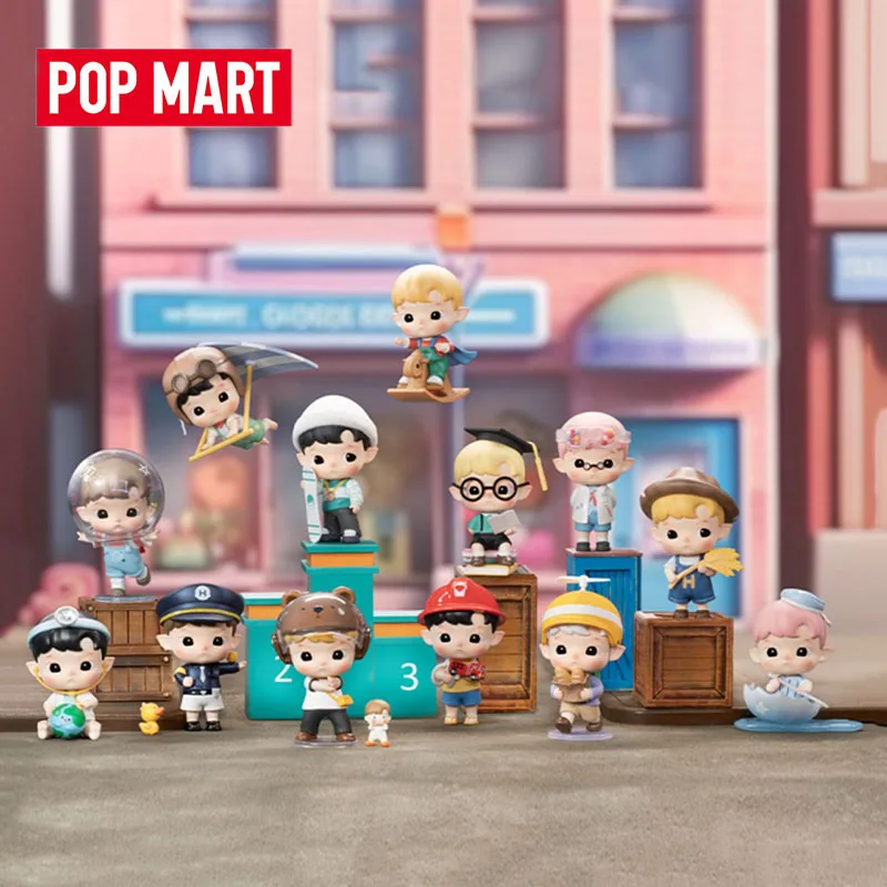 Popmart hacipupu小さなヒーローのブラインドボックス,サプライズ 