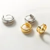 17/21/25mm 1/3Pairs Plain Statement Hoop Earrings Stainless Steel Huggies Cartilage Gold Color Earrings For Women Jewelry 4