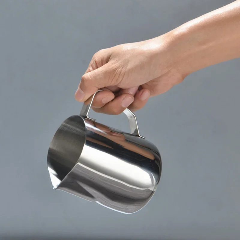 Milk Jugs 150/350/600ml Fashion Stainless Steel Milk Craft Frothing Pitcher Coffee Latte Frothing Art Jug Pitcher Mug Cup milk frother jug milk frothing jug