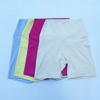 Women Sports Shorts High Waist Yoga Shorts Slim Fit Butt Lift Gym Running High Elastic Nylon Shorts - Image 2