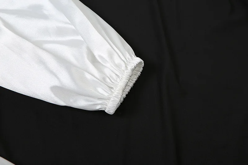 Elegant Draped Mini Dress For Women Sexy Backless Irregular Skew Collar Long Sleeve Party Dresses Solid High Waist