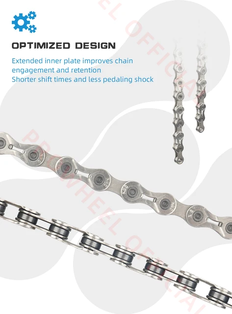 Bike Chain KMC Chain X8 1/2-3/32 Inch 114 Links 8S Silver Speed