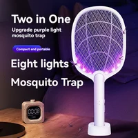 1pc, Electric Fly Swatter, Mosquito Swatter, Instant Fly Swatting Rechargeable Racket, Mosquito Killer, USB Rechargeable 1