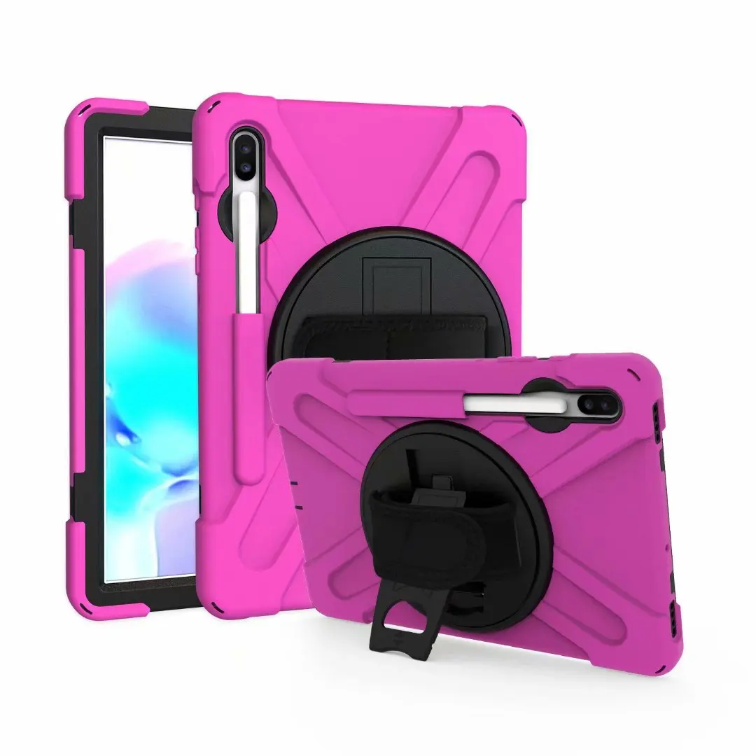tab dock armure cas pour samsung galaxy tab dock cas antichoc dragonne funda couverture