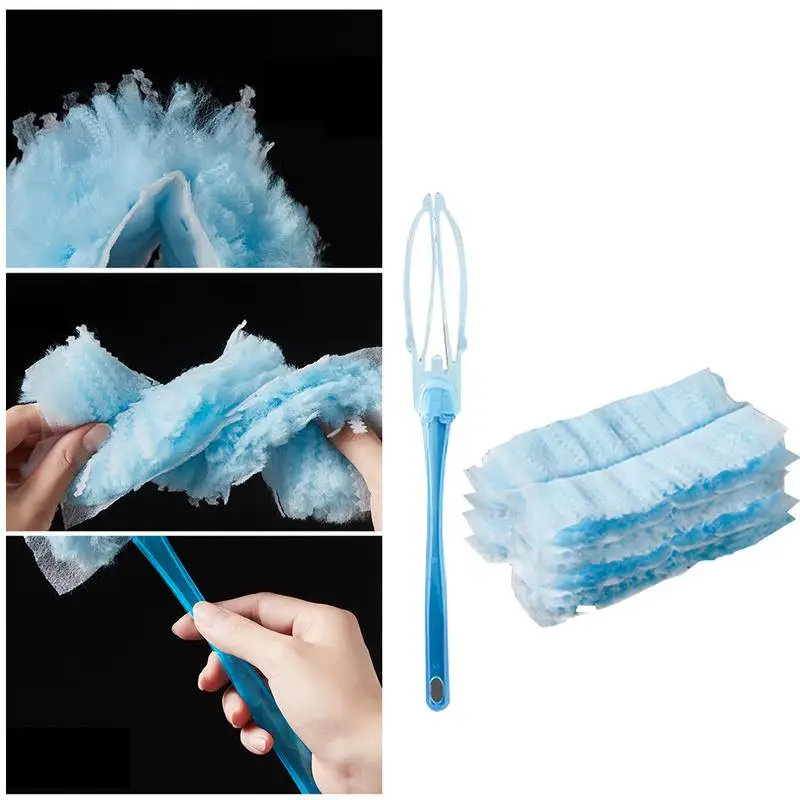 

Microfiber Home Cleaning Duster Handheld Electrostatic Adsorption Dust Cleaner With Hanging Hook For Home Office Cleaning Tools