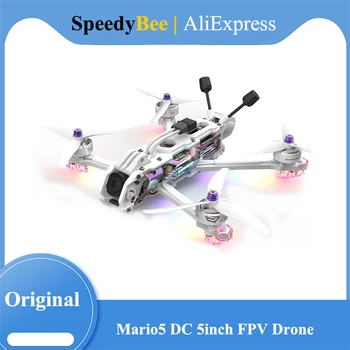 SpeedyBee Mario5 DC Drone FPV da 5 Pollici Aggiornato con Kit di Alimentazione O4 Air Unit Pro PNP con Lente Grandangolare e Fotocamera 4K
