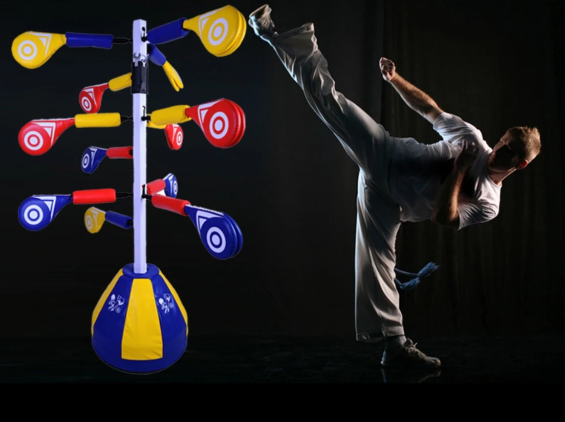 Pad Da Calcio Taekwondo Montaggio A Parete - 3 Bersagli Con Molle, Per Allenamento Arti Marziali E Boxe - Foto 13