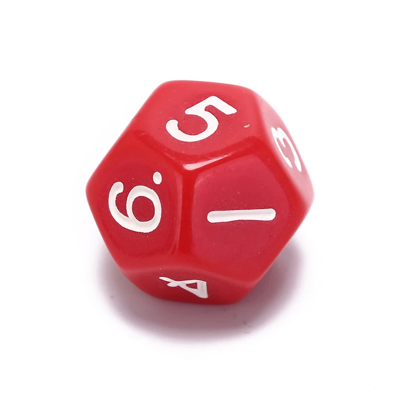 1pc acrylic 12 sided die multiple sided dice for funny party club playing game