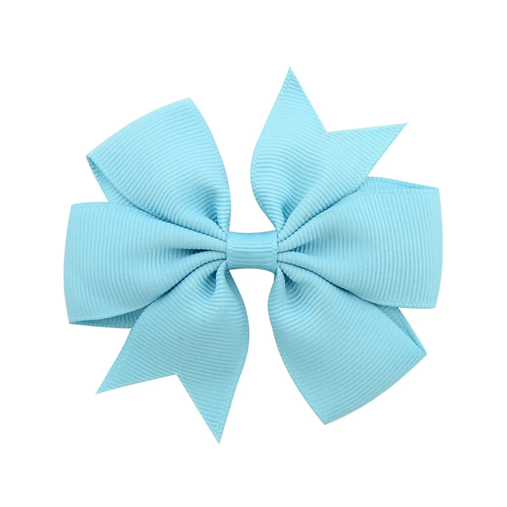 Vibrant Grosgrain Ribbon Hair Bows Clips