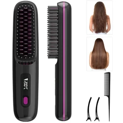 Ionic Fast - Heating Hair Styling Brush with Adjustable Temperature Settings (Black - 1 Set)