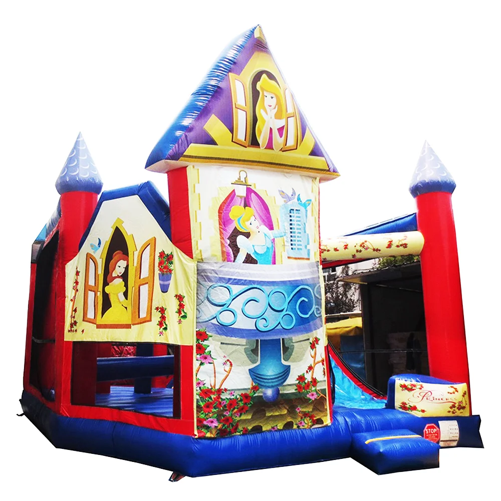 Inflatable Beauty Jump Bouncing House Bouncy Castle Slide Combo for Girls