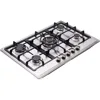Kitchen cooktop, sealed 5-burner cooktop, stainless steel cooktop, kitchen workstation cooktop, kitchen cooktop 2
