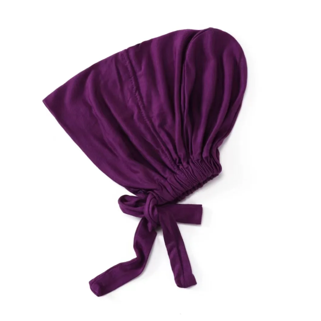 Muslim Inner Cap Hijab for Women Solid Underscarf Undercap Scarf Turban Hat Islamic Headcover