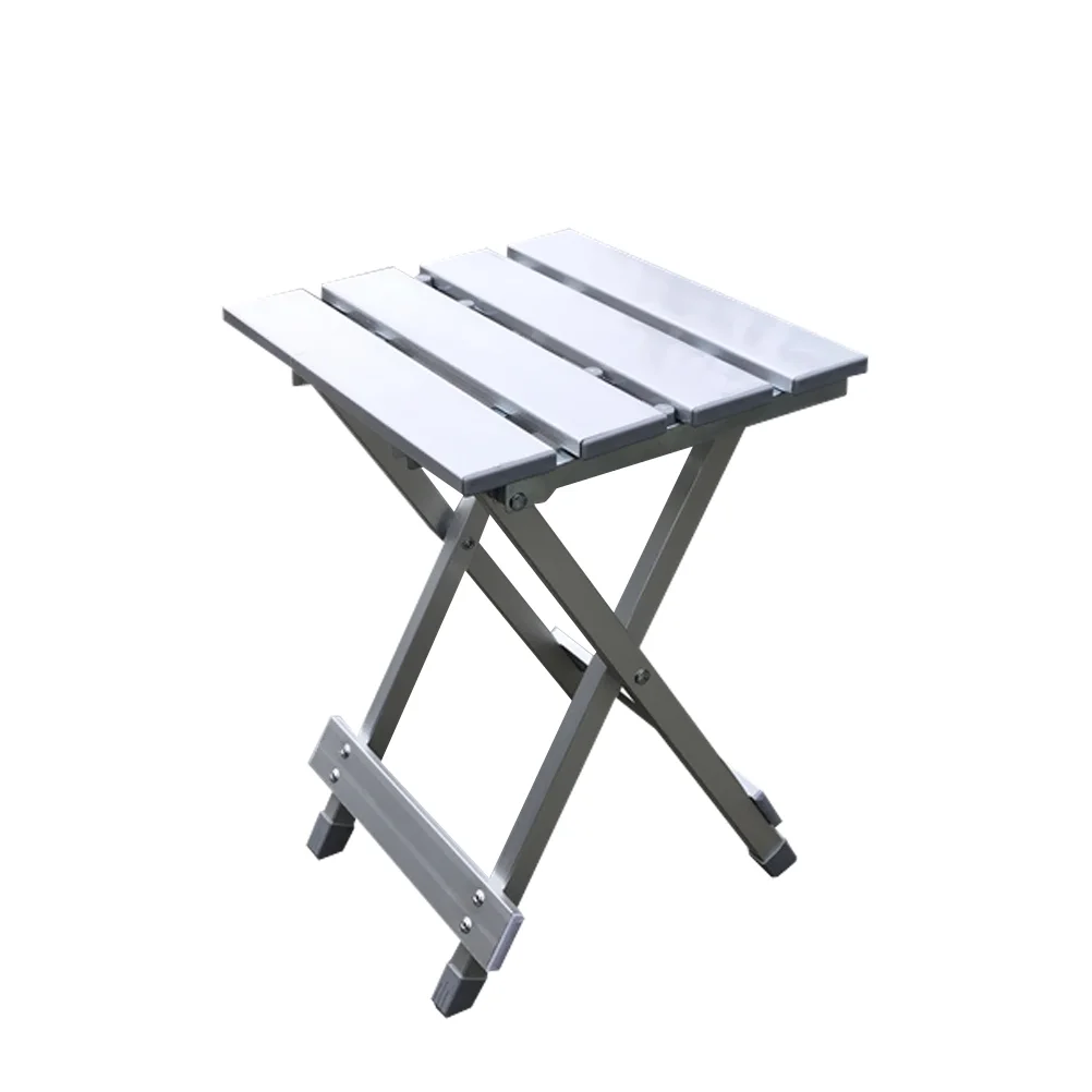 

Aluminum Alloy Folding Stool, Portable Camping Chair for Camping Picnic Travel Fishing Hiking, 300lbs Capacity