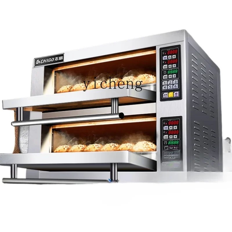 XL Oven Commercial One-Layer Two-Plate Large Baking Oven Gas Electric