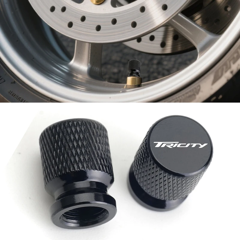 Premium CNC Aluminum Motorcycle Tire Valve Caps - Airtight & Dustproof Cover