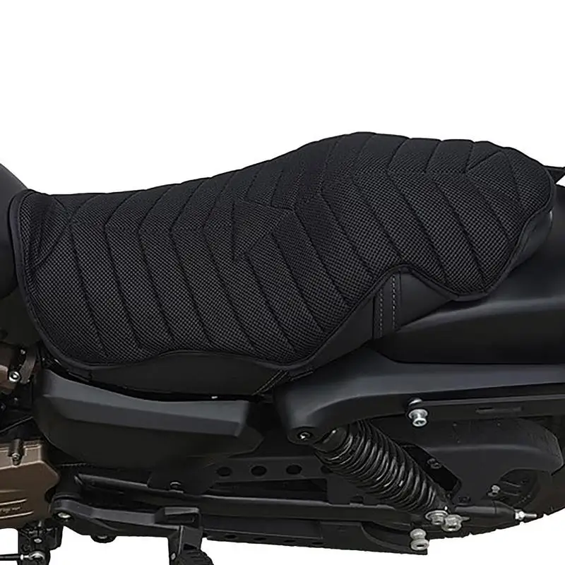 Motorcycle Seat Cushion Sunscreen Motorcycle Double Seat Cushion Riding Waterproof Breathable Air Seat Pad Motorcycle Accessory