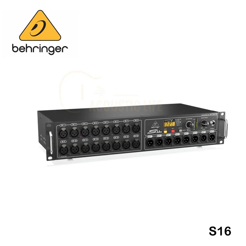 Behringer S16 Digital Stagebox with 16 Remote-Controllable Midas Preamps  Outputs and AES50 Networking AliExpress Mobile