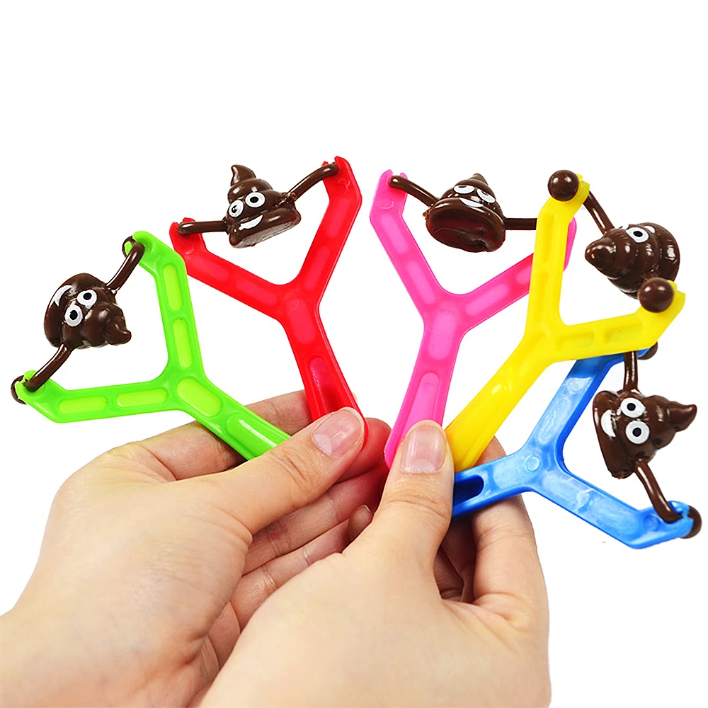Colorful Shooting Fake Poop Toys Set for Kids