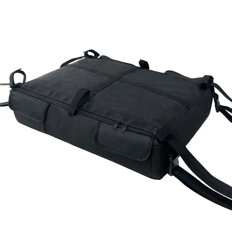 

T Bag For Boat T Top 600D Oxford Fabric Life Vests Storage Bag Storage Organizer With Pockets For Boat Life Vests Not Included