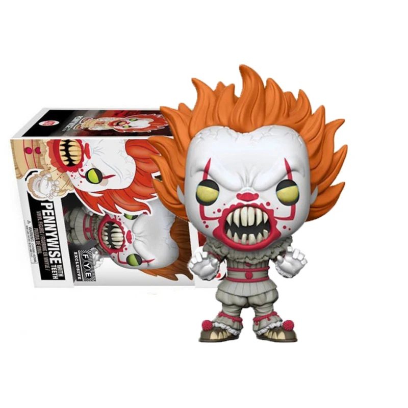 thumbnail image 2 of FUNKO POP Nuevas películas de terror PENNYWISE #473 Figura de acción Colección Modelo Juguetes para niños Regalos de cumpleaños para niños, 2 of 5