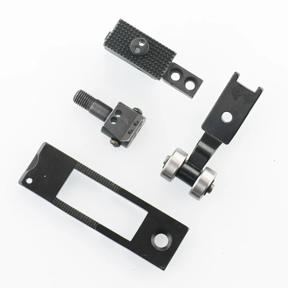 BROTHER Double Needle Sewing Machine Gauge Set Needle Plate Feed Dog Presser Foot Needle Clamp Template Gauge Set 2