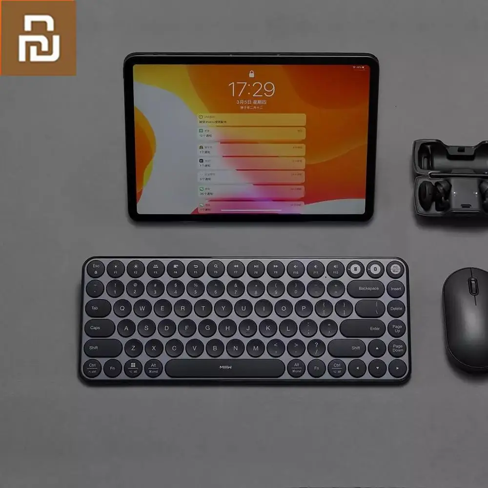 

Беспроводная клавиатура Youpin MIIIW, Bluetooth, 2,4 ГГц, 85 клавиш