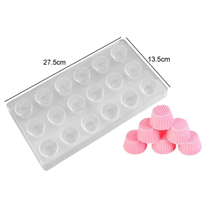Chocolate Mold 3D Polycarbonate Transparent Plastic Kitchen Baking Tools for DIY Pastry... - SKU CMHB1738 - UGI Packaging