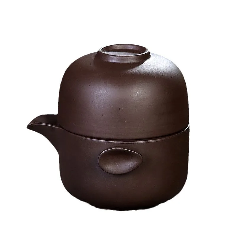 Ceramics Tea set Include 1 Pot 2Cup Travel teapot elegant gaiwan Beautiful and easy teapot kettle kung fu teaset