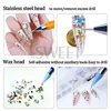 1pc Dual Ended Nail Dotting Pen Crystal Beads Handle Rhinestone Studs Picker Wax Pencil Gel UV Brush Manicure Nail Art Tools 5