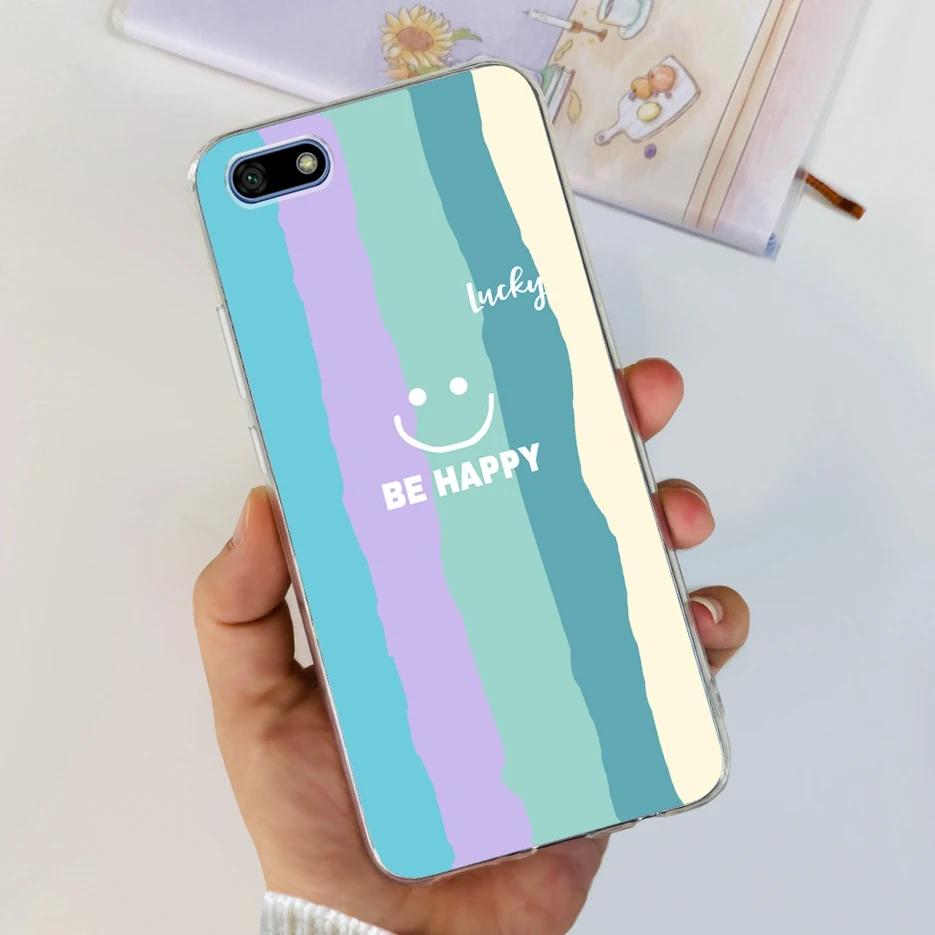 Luxury Painted Clear Silicone Soft Phone Case - Decorative Back Cover