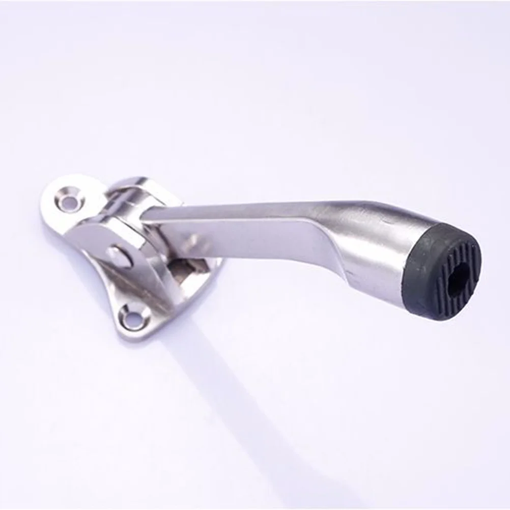 Ergonomic Door Stopper Non Slip Curved Structure Quality Material Door Stops Wall Protector Rubber Stop Wedge Home
