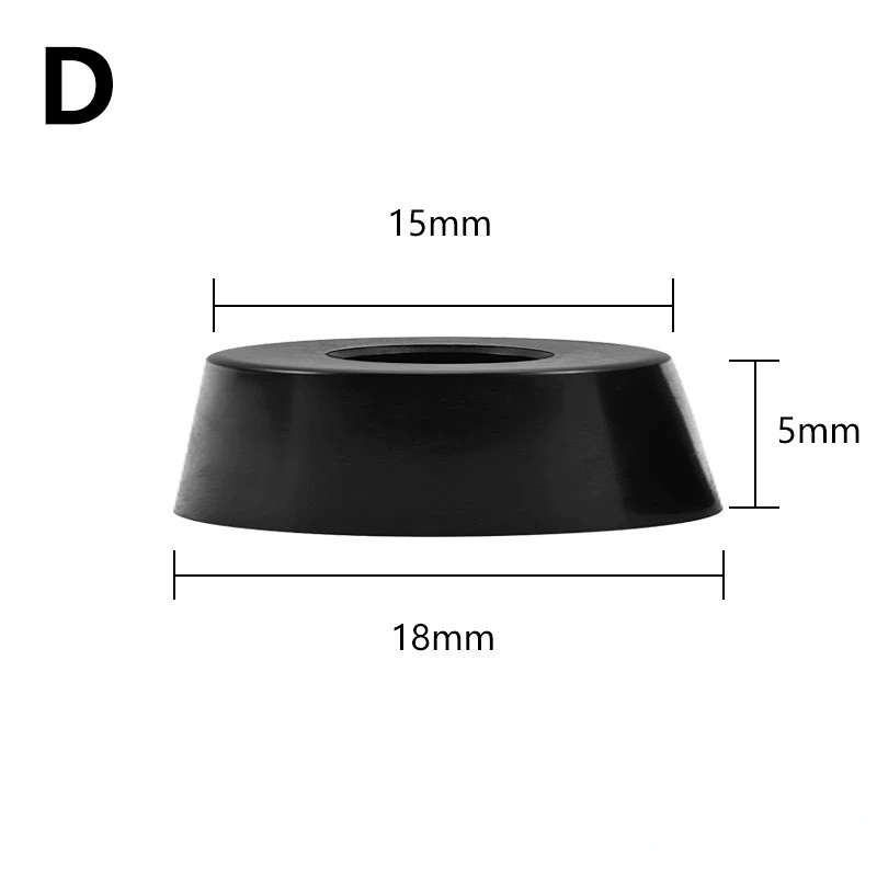 Description Picture 6 of item8pcs Speaker Cabinet Furniture Chair Table Box Conical Rubber Foot Pad stainless steel Stand Shock Absorber Skid Resistance