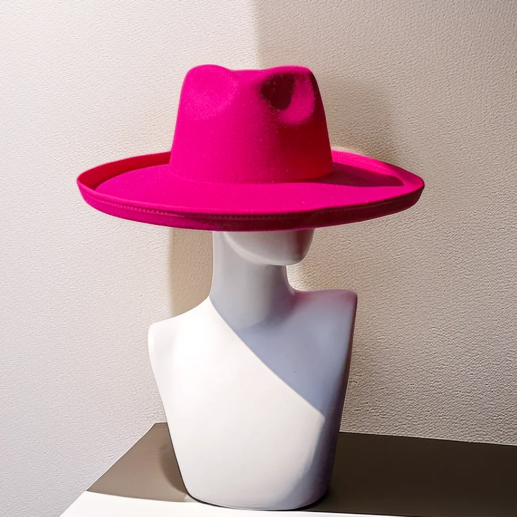 

Fedora Rose Love Top Hat Women's Fashion and Elegant Top Hat Gentleman Hat Autumn and Winter Hat Wide brimmed Hat Wholesale