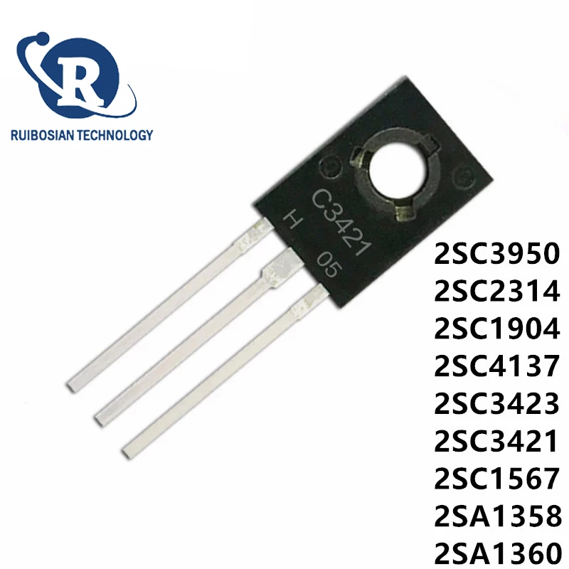 10pcs 2SC3950 TO-126 C3950 2SC2314 2SC19042SC3423 2SA899 2SC4137 ...