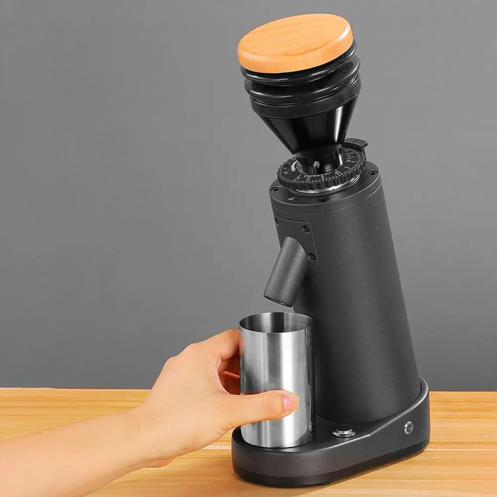 ElectricCoffeeGrinder40MMTitaniumBurrMetalBeanHopper75g