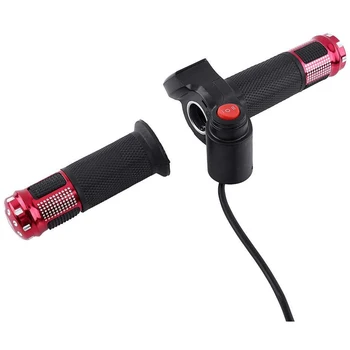 Torsione dell'impugnatura dell'acceleratore per bici elettrica, maniglia dello schermo di visualizzazione a LED per scooter 12V 24V 36V 48V 60v 72V