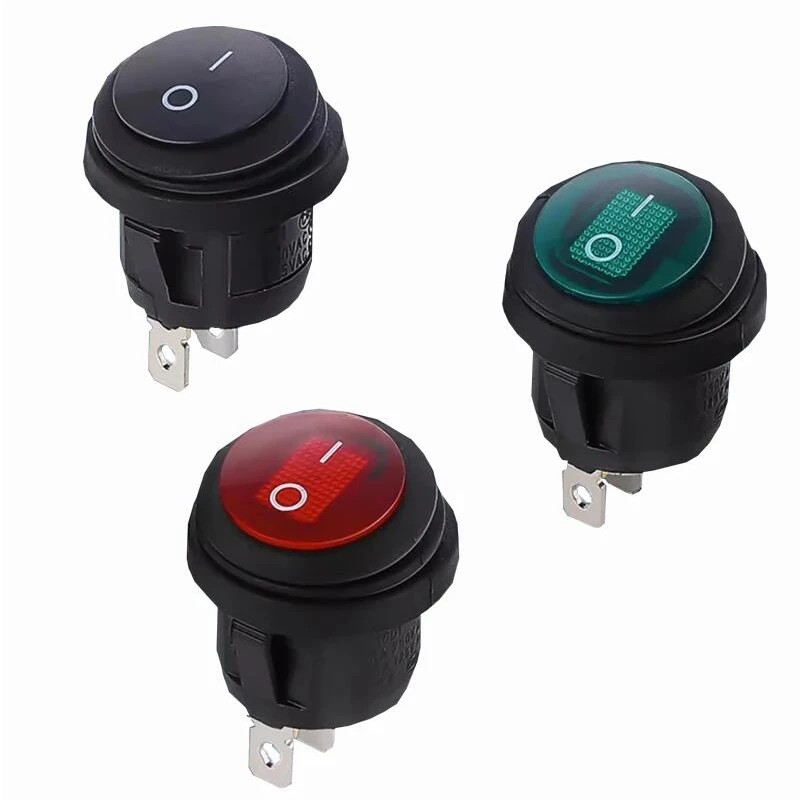 รูปสินค้า สวิตช์ไฟ LED กันน้ำ 12V/220V แบบ Rocker Switch
