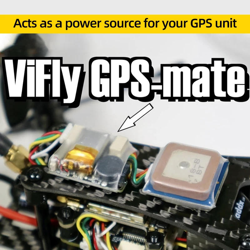 1/2/3PCS VIFLY GPS-MATE GPS Exclusive Power Module Buzzer Beeper Alarm For RC Fixed Wing Airplane FPV 2